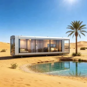 F40 Prefab Modular Tiny House Portable Prefab Container House for Internet Famous Scenic Spot Capsule Accommodation