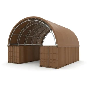 Fabric Building Fertilizer PVDF Warehouse Coating Shelter Storage Container Barn Structure Hoop Galvanized Steel