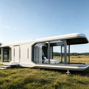 Factory 20FT Space Capsule Container House Modular Smart Prefab Mobile Home for Resort Hotel OEM Supplier