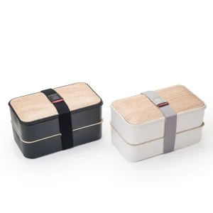 Factory BPA Free Biodegradable Plastic Bento Lunch Box for Kids and Adults in School