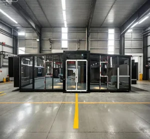 Factory Custom 20ft 40ft Portable Prefabricated Houses 40 ft Expandable Mobile Folding Container Prefab Home for Australia