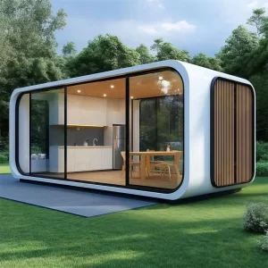 Factory Custom Apple Capsule Cabin House Portable Prefabricated Modular Room for Hotel Resort Homestay and Camping Site Use