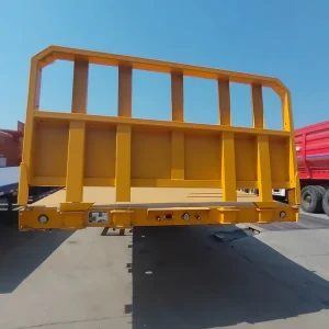 Factory Custom Extendable 9m-20m 40 Ft Tri Axle Flatbed Container Semi Trailer >30000 kg Payload for Machinery Transport