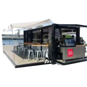 Factory Custom Foldable Prefab Container Kiosk Fast Install Foldable Food Shop for Outdoor Commercial Catering Business