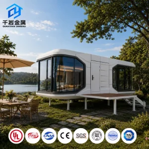 Factory Custom Modern Space Capsule Modular Container Home Prefab Apple Cabin for Hotel Villa Resort Office Apartment Shop