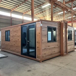 Factory Customizable Size 10Ft 20 FT 30 Feet 40 Foot Folding Expandable Home Prefab Modular House for Tiny Villa Office