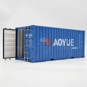 Factory Customized 1 20 Scale Plastic Crafts Shipping Container Model Paper Logistics Container New Year Gift Logistics