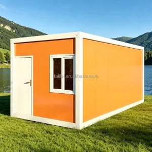 Factory Direct 20ft 40ft Orange Flat Pack Container House for Warehouse Use Steel Sandwich Panel