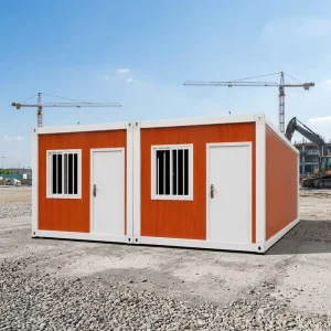 Factory Direct 20ft Foldable Container House Windproof Heat Insulated Modular Building for Mining Camp Site Dorm