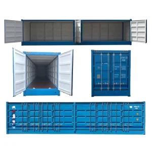 Factory Direct 40 Feet High Cube Two Sides Door Opening Dry Shipping Container with CSC Certified