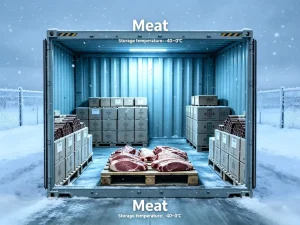 Factory Direct 40 Feet Thermo King Freezer Reefer Container Precise Temp Control for Seafood Fruit Meat Vaccine Logistics