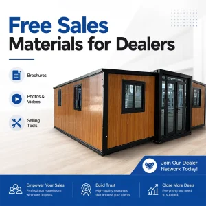Factory Direct Contemporary 20 Ft Luxury Tiny House Prefabricated Expandable Container House Mobile Modular Home With Bathroom