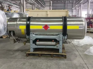 Factory Direct Customized ECE Certified High Vacuum Insulated Cryogenic Tank Pressure Vessel For Heavy Duty Truck LNG Vehicle