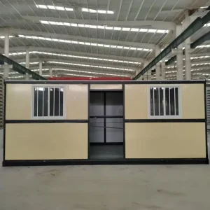 Factory Direct Folding Container House Fast Installation Modular Building for Construction Camp Worker Accommodation