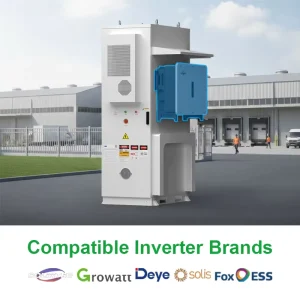 Factory Direct OEM ODM Liquid Cooling Commercial Industrial Energy Storage Cabinet LiFePO4 Battery Solar PV Integrated Solution