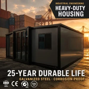 Factory Direct Prefab Container Construction Camp 40ft Modular Office Accommodation OEM ODM for Government Tender