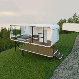Factory Direct Prefabricated Tiny House Modular Portable Home with Steel Frame Insulated Panels Fast Installation