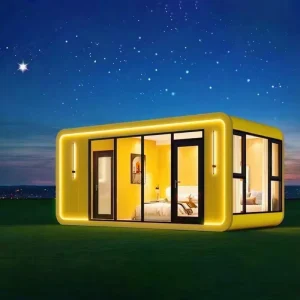 Factory Direct Price China Apple Cabin Container Home Modern Eco Friendly Space Capsule House Outdoor Office Bathroom