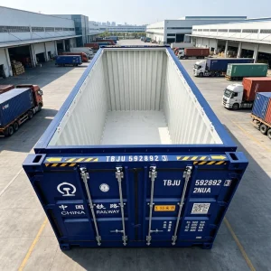 Factory Direct Sale Steel Structure Waterproof Cover Oversized Cargo Ocean Soft Open Top Shipping Container