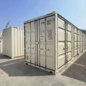 Factory Direct Sales 40 Feet Shipping New Used Low MOQ Manufactured High Cube Shipping Container Standard Steel