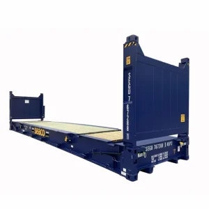Factory Direct Sales Multipurpose Heavy-Duty 40ft Flat Rack Ocean Shipping Container for Sale