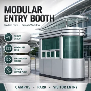 Factory Direct Security Booth Outdoor Guard House Eco friendly Guard Booth Container House for Park Office Building Hospital