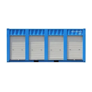 New 20 Ft ISO Standard Metal Shipping Container Shutter Doors Customizable Size