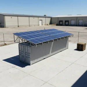 Factory Direct Solar Panels Container Cold Room Storage Container Solar Powered For Remote Village Food Preservation