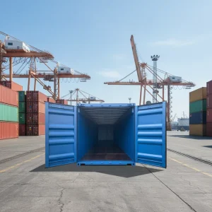 Factory Direct Supply 40hc Steel Construction Weather Resistant Open Top Shipping Container for Sale