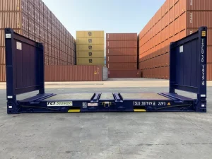 Factory Direct Supply Weather Resistant 20ft Flat Rack Shipping Container for Outdoor Storage Use