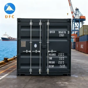Factory Direct Used 20ft Dry Shipping Container Steel Sandwich Panel 32CBM Wooden Floor High Cube Custom Color Warehouse Use