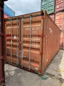 Factory Direct Used 20ft Dry Shipping Container Steel Sandwich Panel 32CBM Wooden Floor High Cube Custom Color Warehouse Use