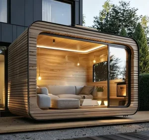 Factory Direct White Exterior 20ft 40ft One to Two Bedrooms Mobile Small Capsule Room Apple Cabin for Coffee Shop Office