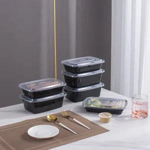 Factory Disposable Food Storage Box Take Out Microwavable Plastic Food Container