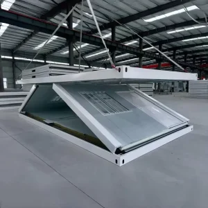 Factory Foldable Prefab Container House 20ft Office Apartment Shop Kiosk Villa Hotel Sandwich Panel Modern