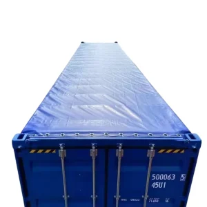 Factory Large Capacity Construction Equipment Hard Type Steel Lid Open Top Hard Shipping Container for Sale