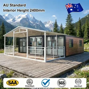 Factory Manufacturer Expandable Container House Sloped Roof Demountable Guyana Prefab Homes