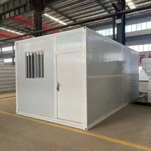 Factory Prefab Steel Container Foldable Flat Pack House for Workshop School Entry Office Shop Toilet Dormitory Use China