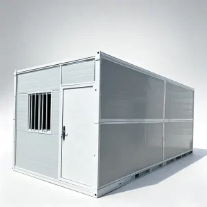 Factory Price 10ft 20ft Detachable Prefabricated Container House Moisture Proof Single Unit Light Grey Prefab Container Cabin