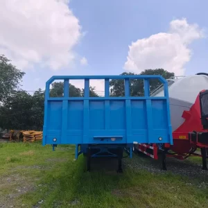 Factory Price 3 Axle Container Flatbed Semi Trailer for 20FT 40FT ISO Container Transport