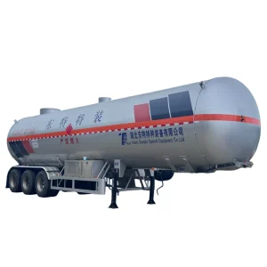 Factory Price 3 Axles Steel 42000L CNG Tanker Semi Trailer LPG CNG Tanker Truck Semi Trailer with ASME Standard