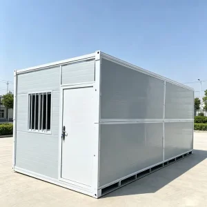 Factory Price Detachable Prefabricated Container House Moisture Proof Single Unit All Light Color Exterior Prefab Storage Cabin