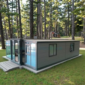 Factory Sale Expandable Steel Wooden Container Home with Kitchen Bathroom Capsule Villa for Outdoor Use