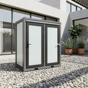 Factory Split Design Mobile Toilet Shower Cabin Separate WC Shower Room Prefab Modular Outdoor Ablution Unit