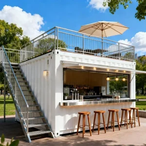 Factory Supply 20FT Foldable Waterproof Mobile Container House for Office Building and Refugee Use Modern Design