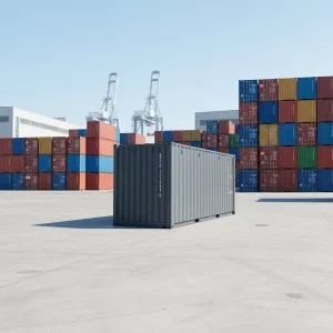 Factory Supply 20ft Type Standard Dry Freight Sea Big Capacity Storage Shipping Container