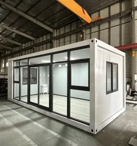 Factory Supply Custom Container House Assembled Mobile Home Prefabricated 20 Foot 40 Foot Homes Prefab Container Flat Pack House