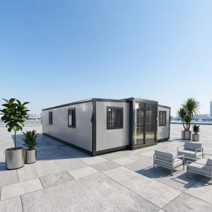 Factory Supply Ideas Garden Room with Kitchen and Bathroom Luxury Greenhouse Granny Pod Homes Expandable Container House
