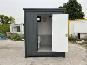 Factory Supply Modern Steel Prefabricated Outdoor Public Luxury Movable Mobile Bathroom Prefab Portable Toilet