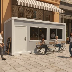 Factory Supply New Prefabricated Container Home Portable Steel Coffee Shop Detachable Container House